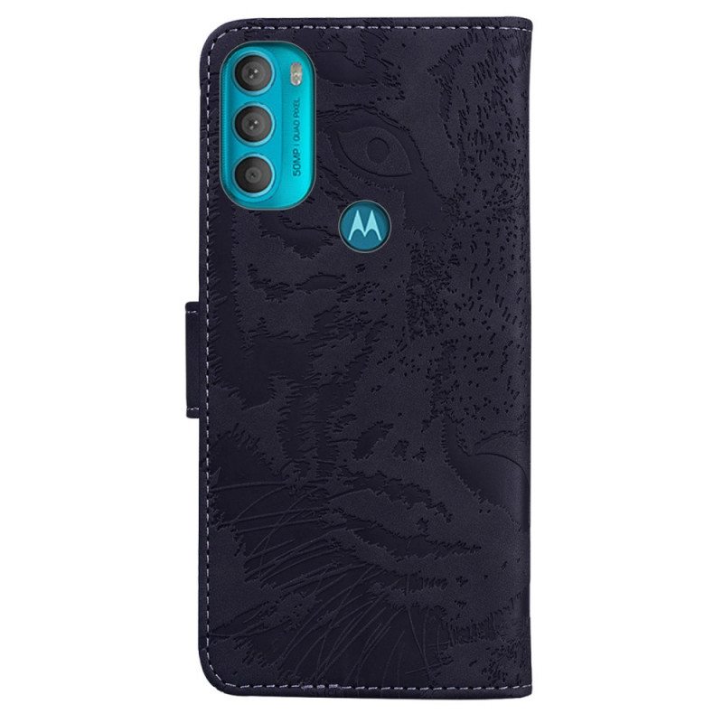 Kotelot Moto G71 5G Tiger-kasvoprintti