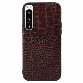 Case Sony Xperia 5 IV Aito Crocodile Texture -nahka