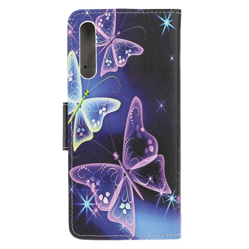 Kotelot Huawei P Smart S Neon Perhosia