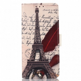 Flip Case Huawei Nova 9 Pro Runoilijan Eiffel-torni