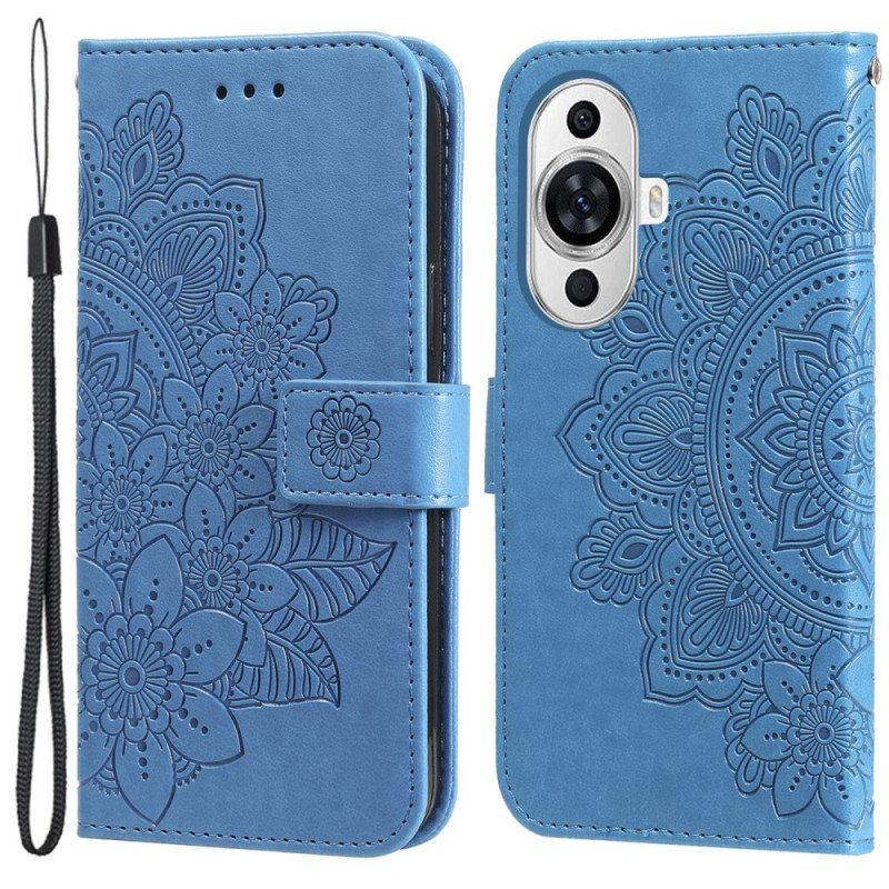 Kotelot Huawei Nova 12s Mandala-koriste Hihnalla