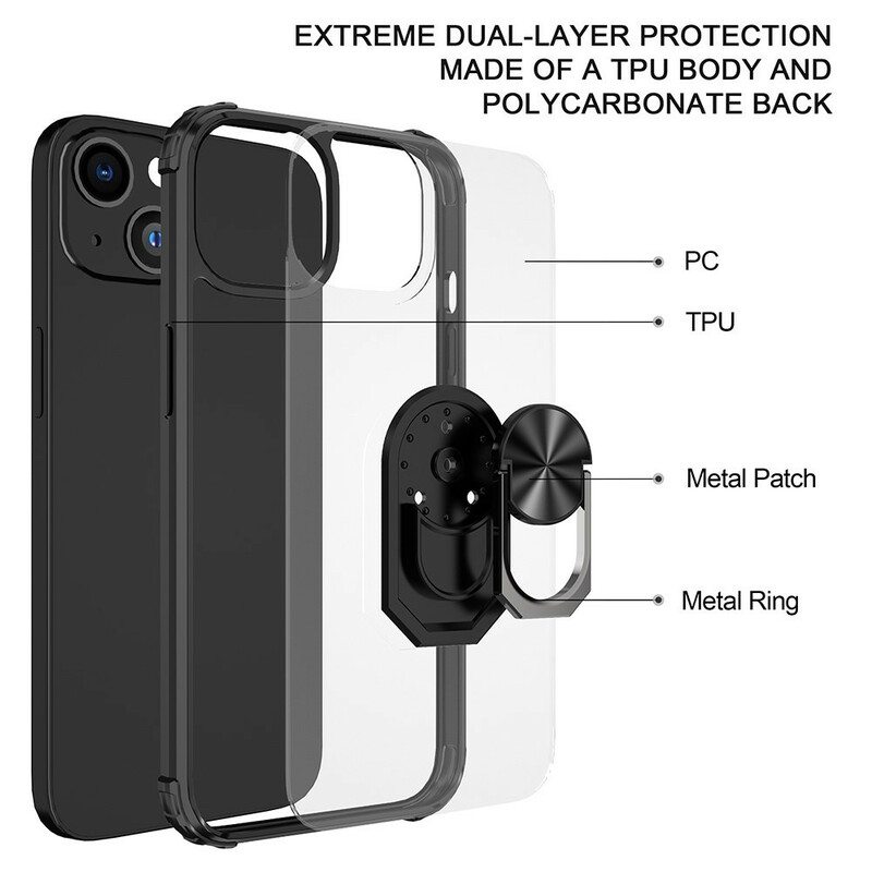 Case iPhone 13 Mini Premium Ring -hybridi