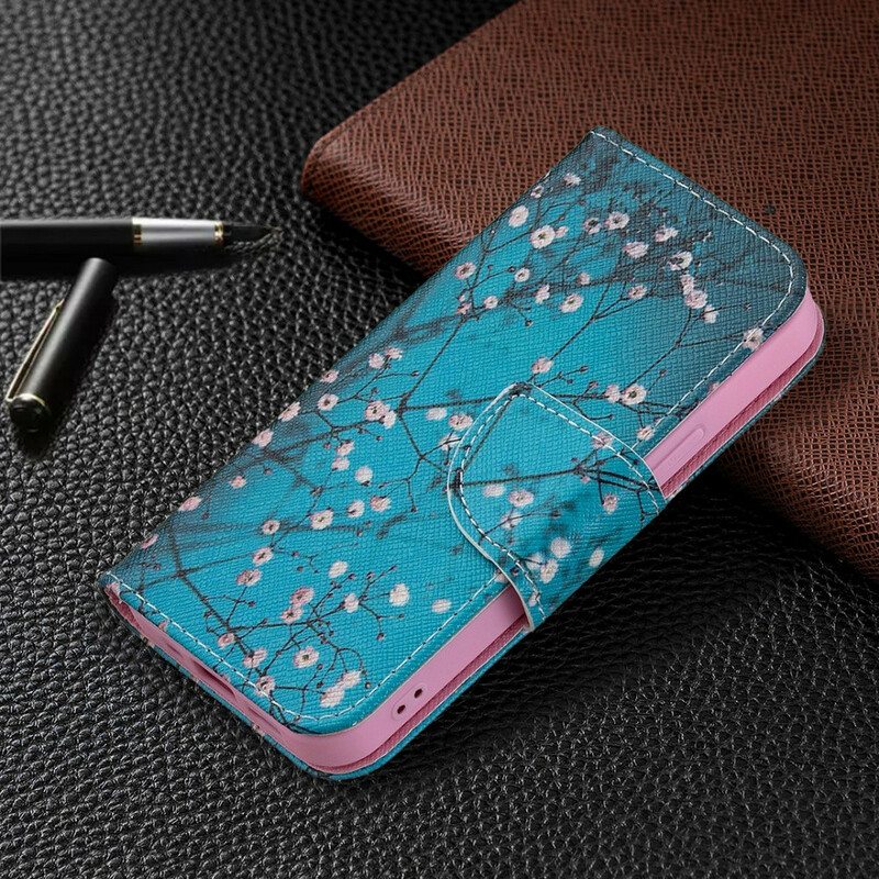 Flip Case iPhone 13 Mini Kukkiva Oksa