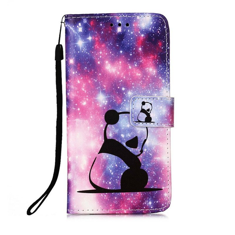 Flip Case iPhone 13 Mini Panda Galaxy