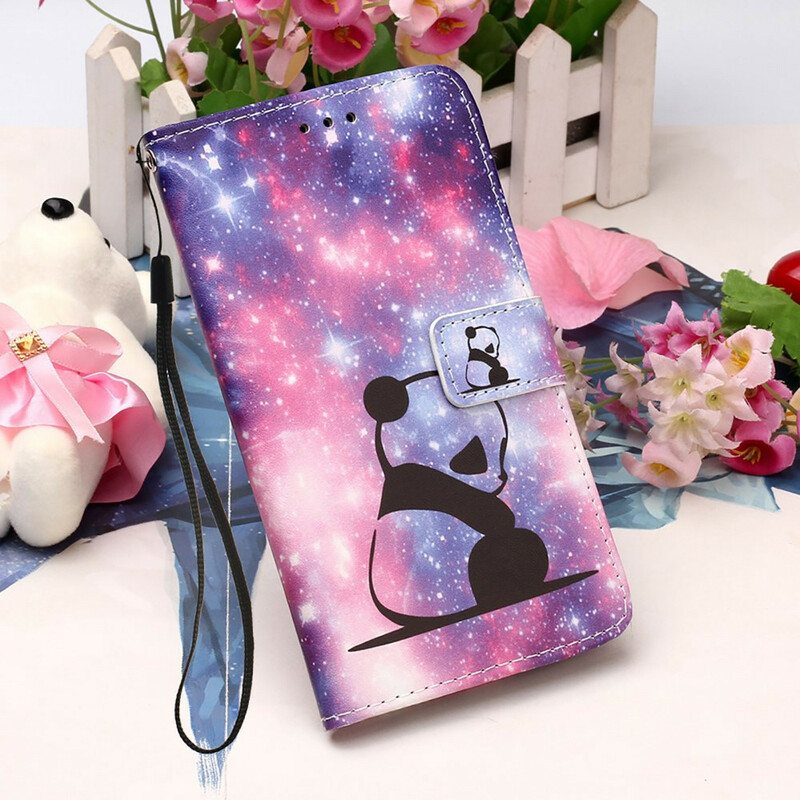 Flip Case iPhone 13 Mini Panda Galaxy