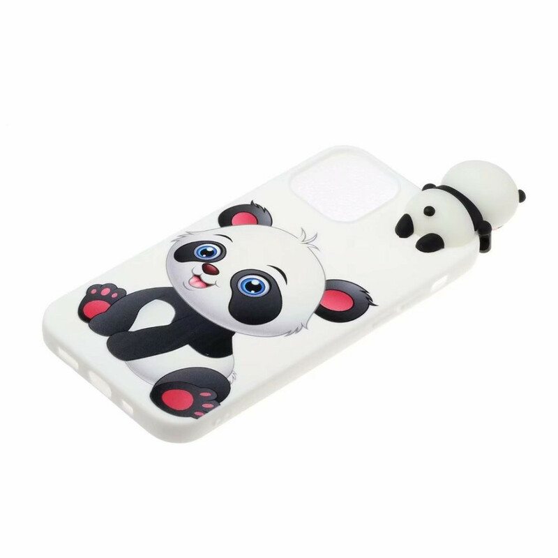 Kuori iPhone 13 Mini 3d Söpö Panda