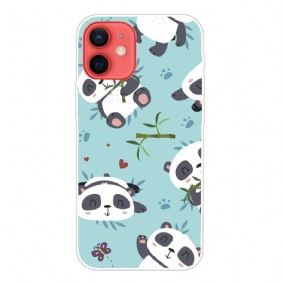 Kuori iPhone 13 Mini Pandajoukko