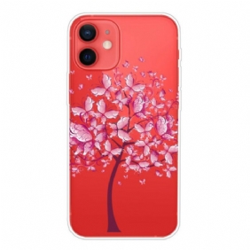 Kuori iPhone 13 Mini Pinkki Puun Latva