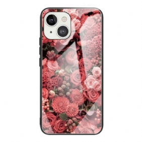 Kuori iPhone 13 Mini Rose Flowers Karkaistu Lasi