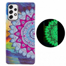 Case Samsung Galaxy A33 5G Fluoresoiva Värillinen Mandala