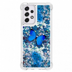 Case Samsung Galaxy A33 5G Glitter Blue Perhoset