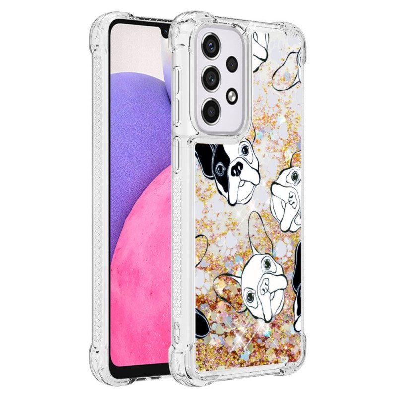 Case Samsung Galaxy A33 5G Herra Koiran Paljetteja