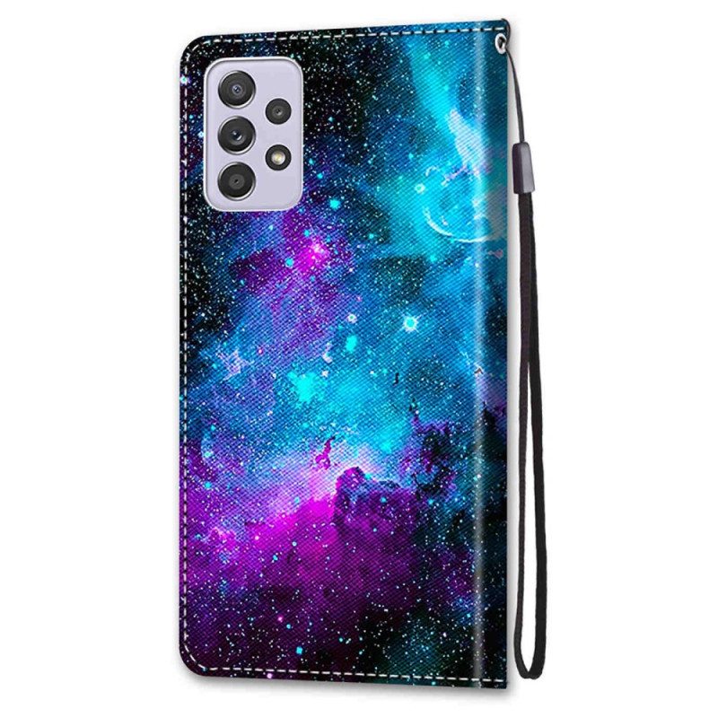 Flip Case Samsung Galaxy A33 5G Kosminen Taivas