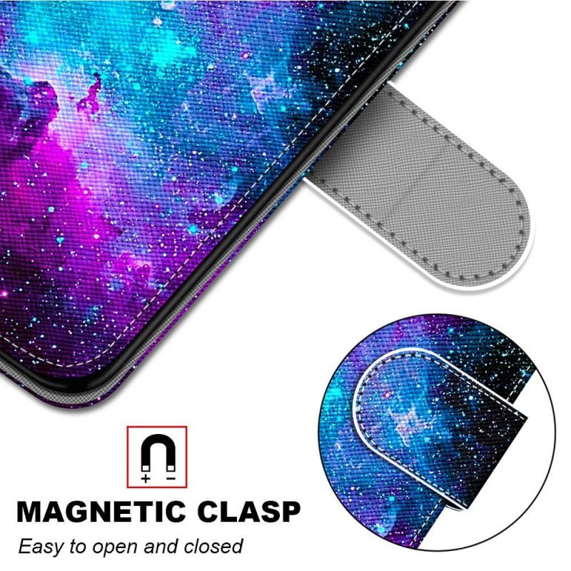 Flip Case Samsung Galaxy A33 5G Kosminen Taivas