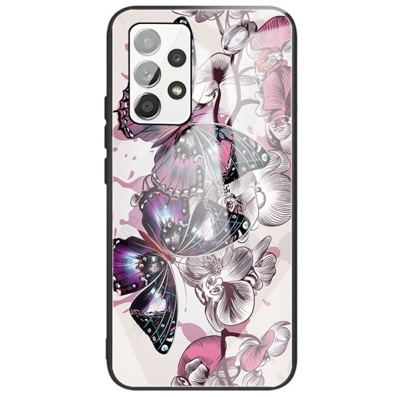 Kuori Samsung Galaxy A33 5G Butterflies Variation Karkaistu Lasi