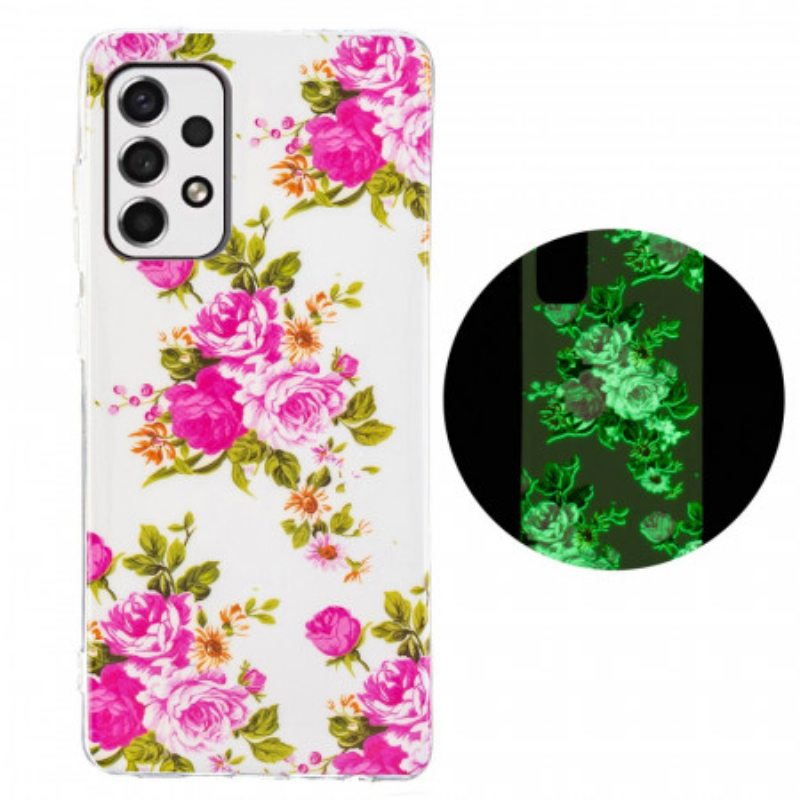 Kuori Samsung Galaxy A33 5G Fluoresoivat Liberty Flowers