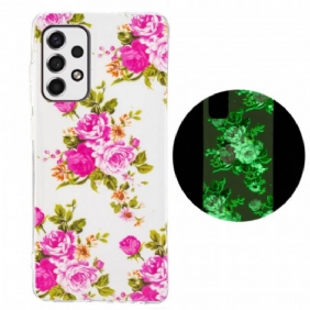 Kuori Samsung Galaxy A33 5G Fluoresoivat Liberty Flowers