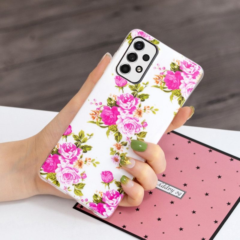 Kuori Samsung Galaxy A33 5G Fluoresoivat Liberty Flowers