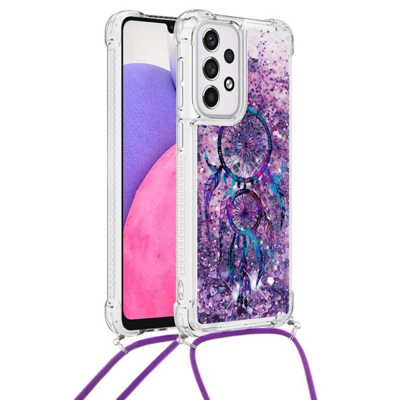 Kuori Samsung Galaxy A33 5G Glitter Dreamcatcher Kiristysnyörillä