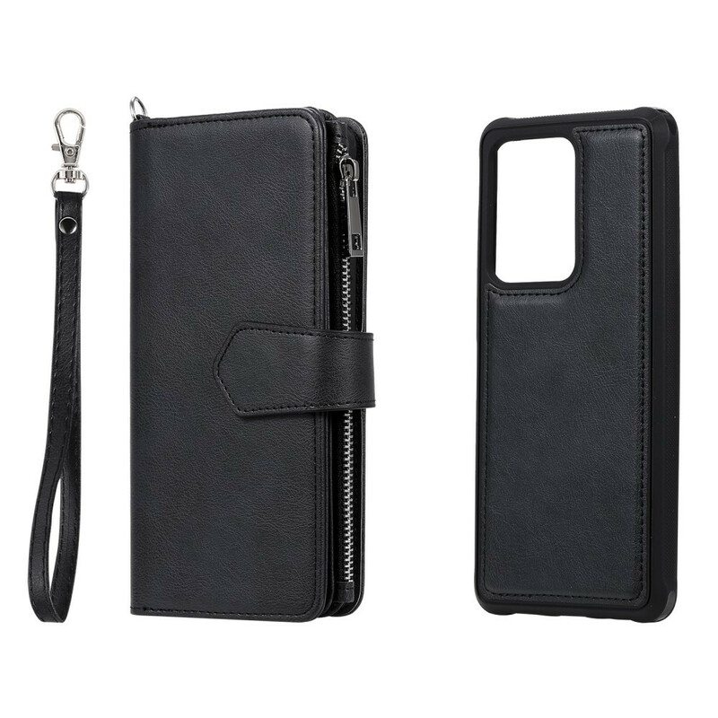 Kuori Flip Case Samsung Galaxy S20 Ultra Lompakkokuori Irrotettava Lompakko