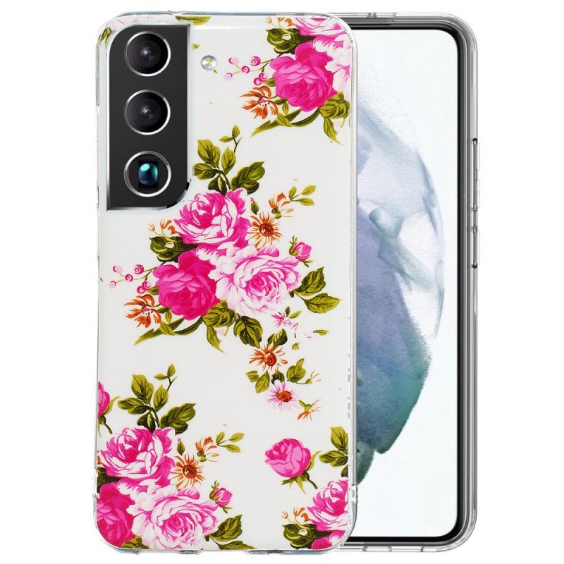 Case Samsung Galaxy S22 5G Fluoresoivat Liberty Flowers