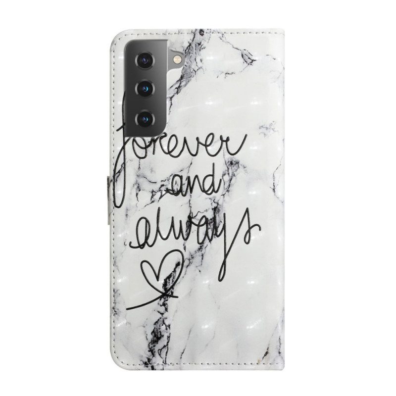 Kotelot Samsung Galaxy S22 5G Marble Forever & Always