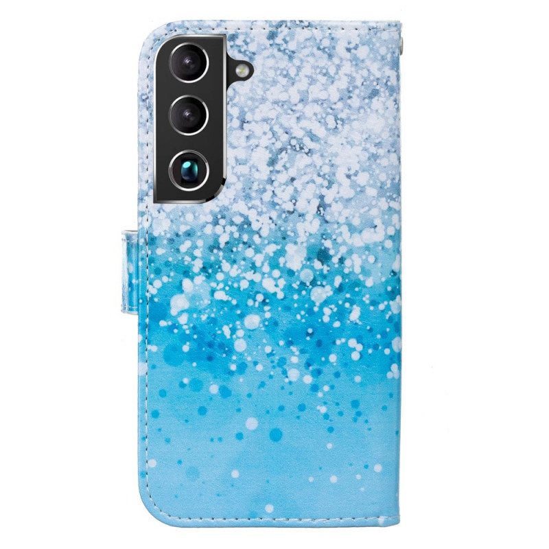 Kotelot Samsung Galaxy S22 5G Sininen Glitter Gradientti