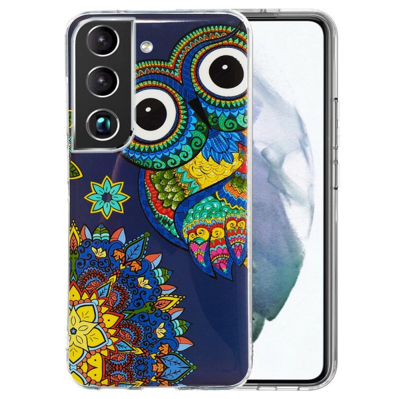 Kuori Samsung Galaxy S22 5G Fluoresoiva Pöllön Mandala