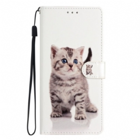 Kotelot Oppo Reno 8 Lite Suojaketju Kuori Strappy Kitten