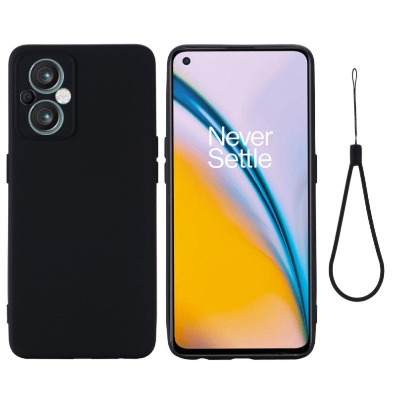 Kuori Oppo Reno 8 Lite Suojaketju Kuori Strappy Nestemäinen Silikoni