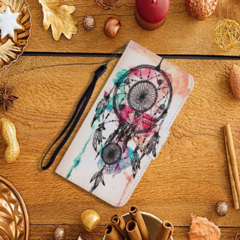 Flip Case Samsung Galaxy A22 Dream Catcher Akvarelli