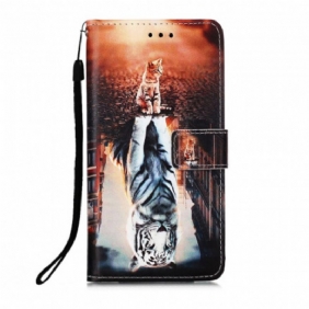 Flip Case Samsung Galaxy A22 Kissanpentu