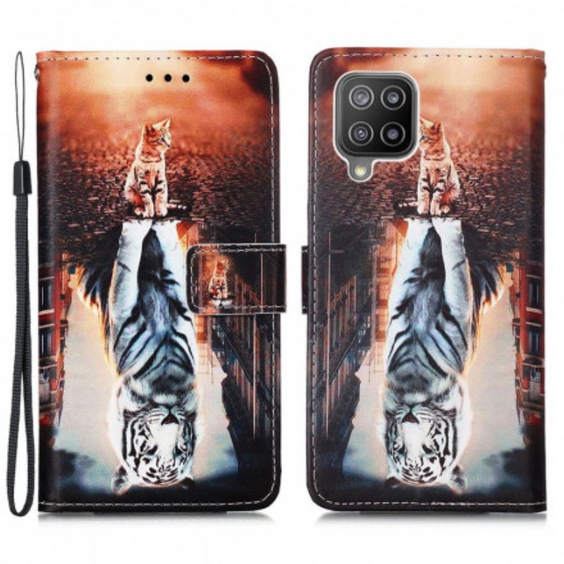 Flip Case Samsung Galaxy A22 Kissanpentu