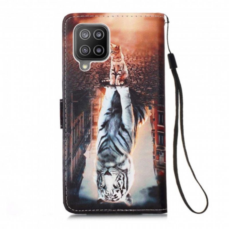 Flip Case Samsung Galaxy A22 Kissanpentu