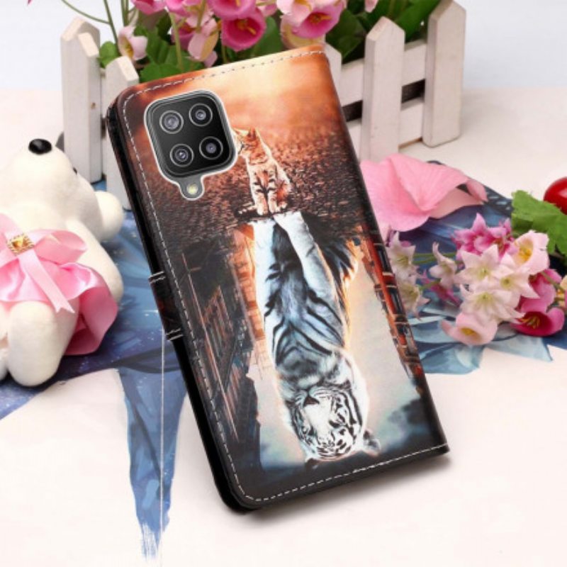 Flip Case Samsung Galaxy A22 Kissanpentu