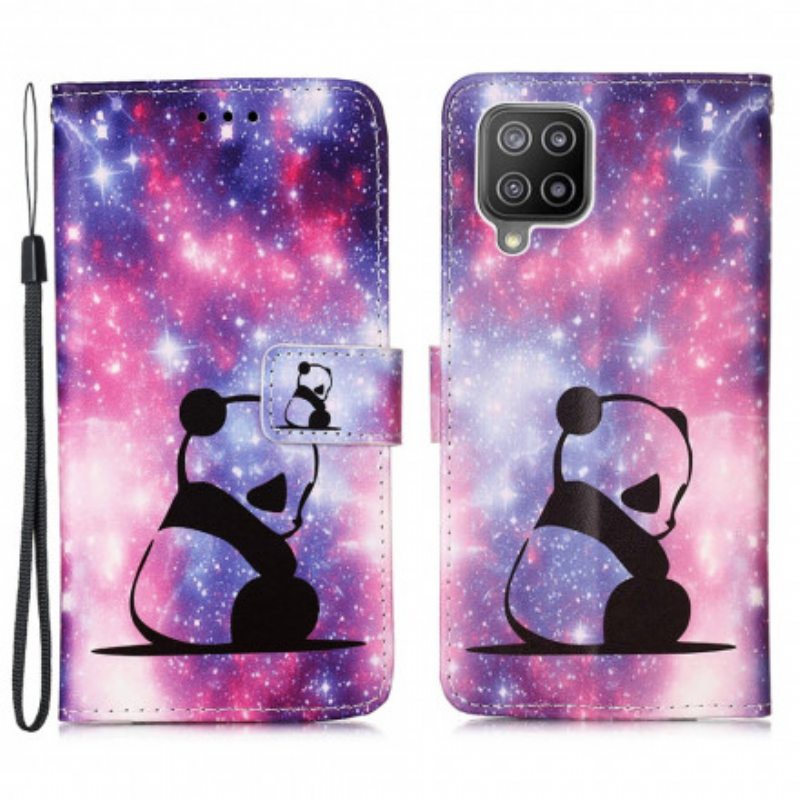 Flip Case Samsung Galaxy A22 Panda Galaxy