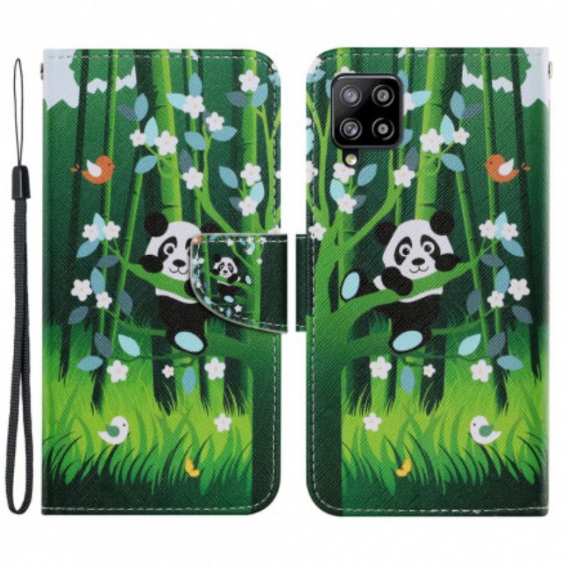 Kotelot Samsung Galaxy A22 Panda Kävely