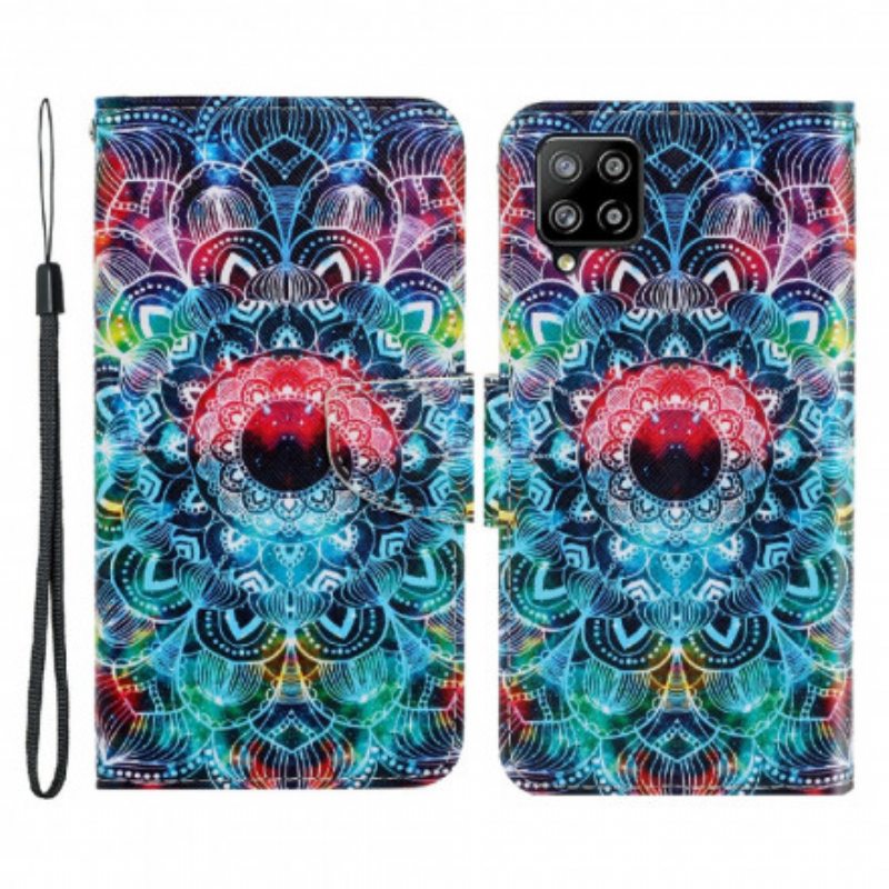 Kotelot Samsung Galaxy A22 Suojaketju Kuori Näyttävä Strappy Mandala