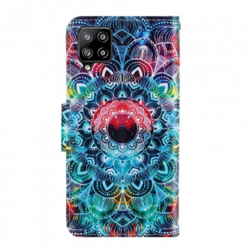 Kotelot Samsung Galaxy A22 Suojaketju Kuori Näyttävä Strappy Mandala