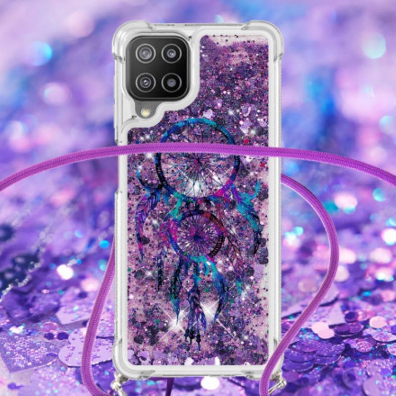 Kuori Samsung Galaxy A22 Kiristysnyörillä Paljetin Kiristysnyöri Dream Catcher