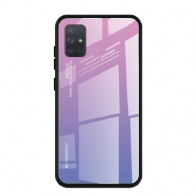 Case Samsung Galaxy A71 Karkaistu Lasi Ole Oma Itsesi