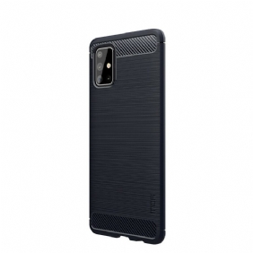 Case Samsung Galaxy A71 Mofi Harjattu Hiilikuitu