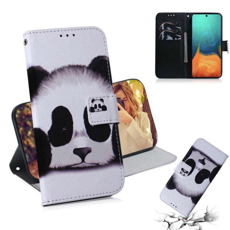 Flip Case Samsung Galaxy A71 Pandan Kasvot