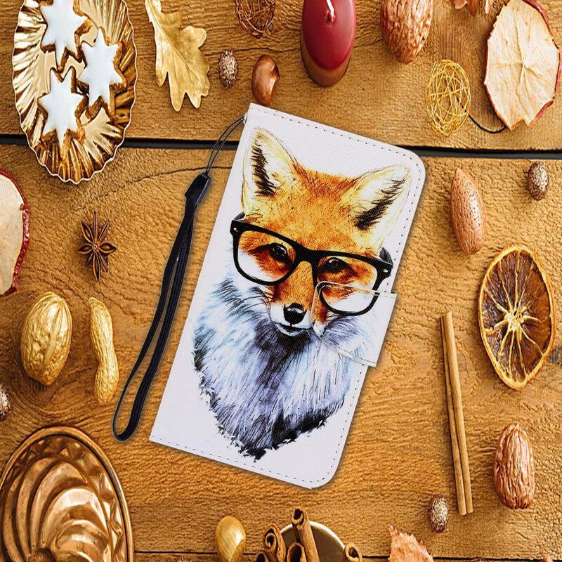 Kotelot Samsung Galaxy A71 Suojaketju Kuori Brainy Fox Hihnalla