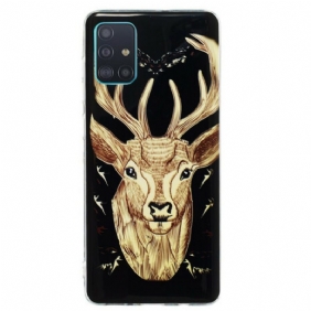 Kuori Samsung Galaxy A71 Fluoresoiva Majestic Deer