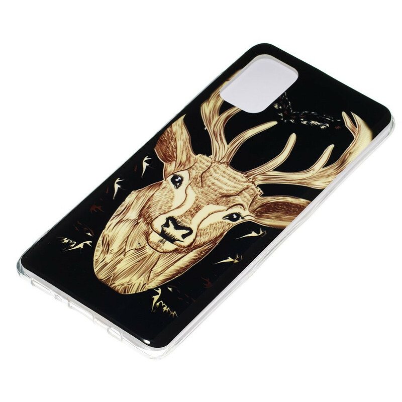 Kuori Samsung Galaxy A71 Fluoresoiva Majestic Deer