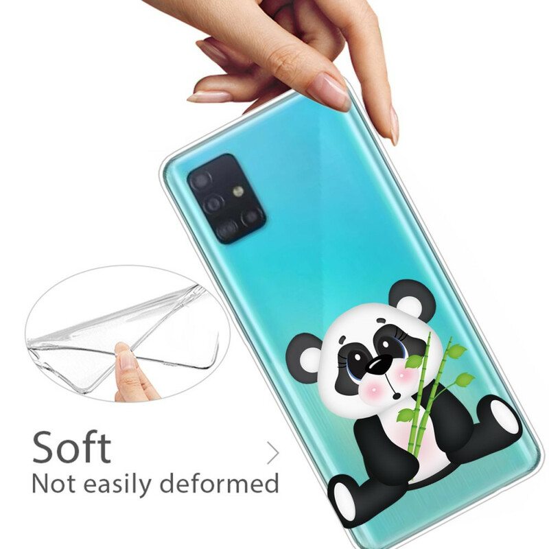 Kuori Samsung Galaxy A71 Saumaton Surullinen Panda