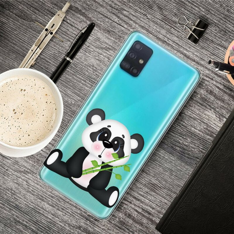 Kuori Samsung Galaxy A71 Saumaton Surullinen Panda