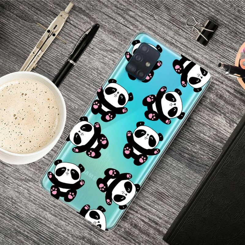 Kuori Samsung Galaxy A71 Top Panda Fun