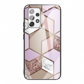 Case Samsung Galaxy A53 5G Geometria Marmori Karkaistu Lasi